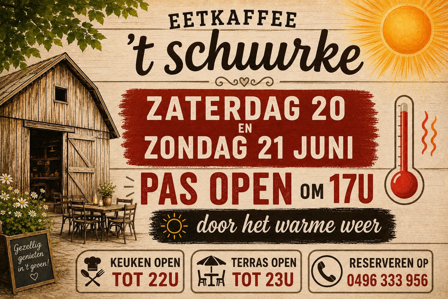 Aankondiging 20-21 juni